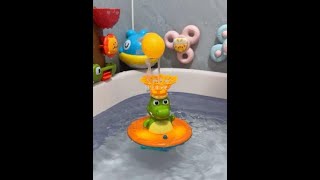 The crocodile bath toy is fun and interesting for babies #bathtoy #babygoods #waterplaytoy #funny