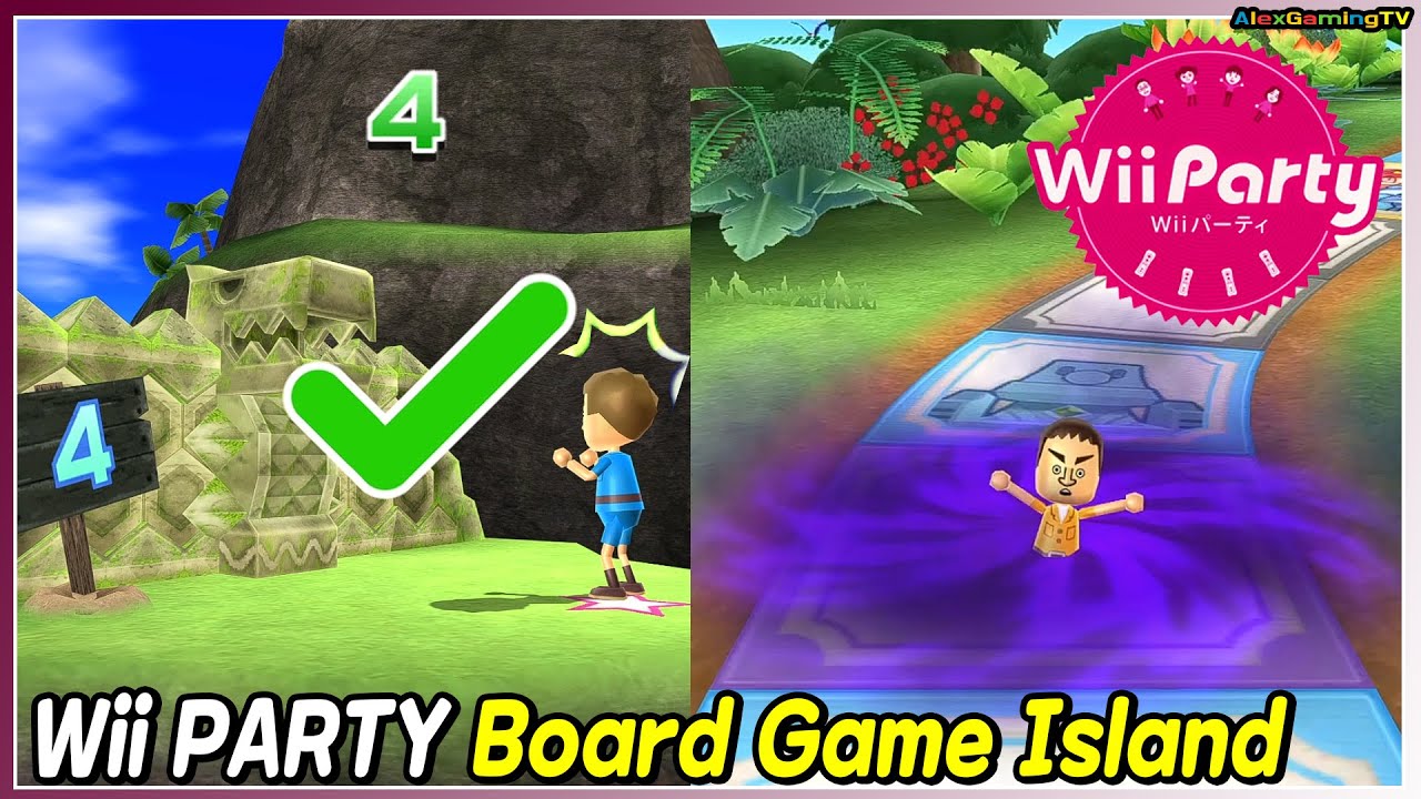 Wii Party - Board Game Island (Expert com) Superboy vs Martin vs David vs Shinta | AlexGamingTV