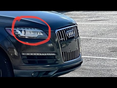 HOW TO REPLACE THE HEADLIGHT BULB OF A 2010 - 2015 Audi Q7 #audi  #replacement #headlights #bulb