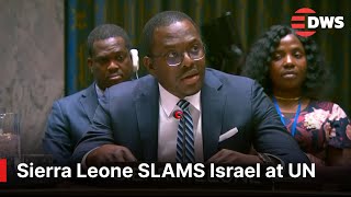 WATCH: Sierra Leone SLAMS Israel at UN | Condemns Qatar Strike, War Crimes & Urges Peace | AC15