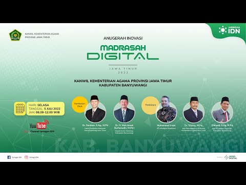 Webinar Madrasah Digital Kabupaten Banyuwangi 2022