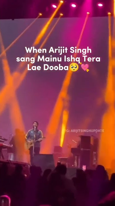 Song: Lae Dooba (Arijit singh version) | Movie: Aiyaari | Live version