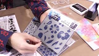 Ranger Ink | Simon Hurley Create | Stamps and Stencil Collection | Creativation 2019
