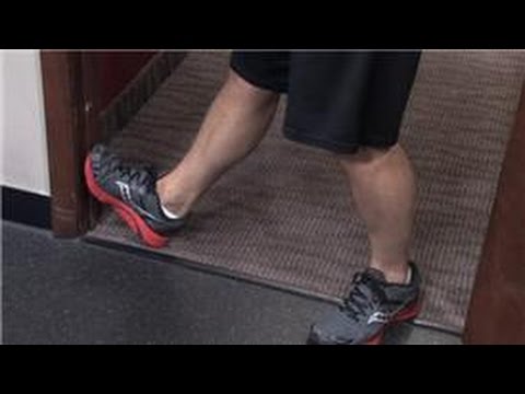 Personal Fitness Tips : How to Stretch Your Hamstrings in an Open Doorway
