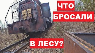 Что бросали в лесу наши предки? На самодельной дрезине за металлоломом!