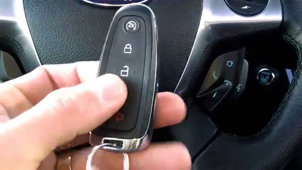 Ford Escape - Smart Key Startup / Explanation - YouTube