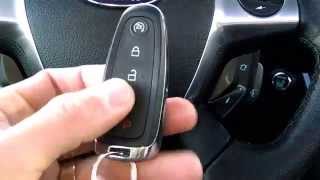 Ford Escape - Smart Key Startup / Explanation