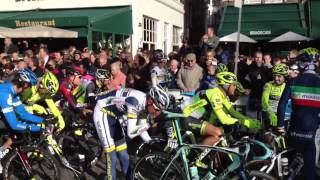Tour of Flanders 2012. Start assembly in Brugge