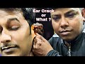 EAR CRACK | INDIAN HEAD MASSAGE | OIL HEAD MASSAGE IN BARBERSHOP | THE ULTIMATE BARBER