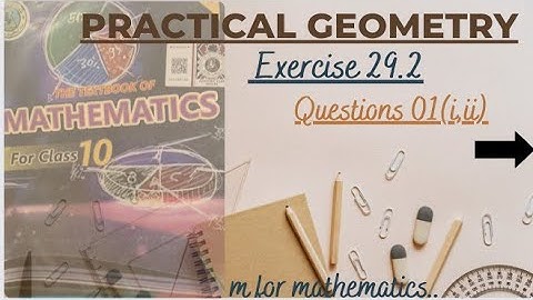 Class 10 New Maths book Exercise:29.2 Q:01 part i,ii   #circle #mathssindhboard#29.2 #circumcircle