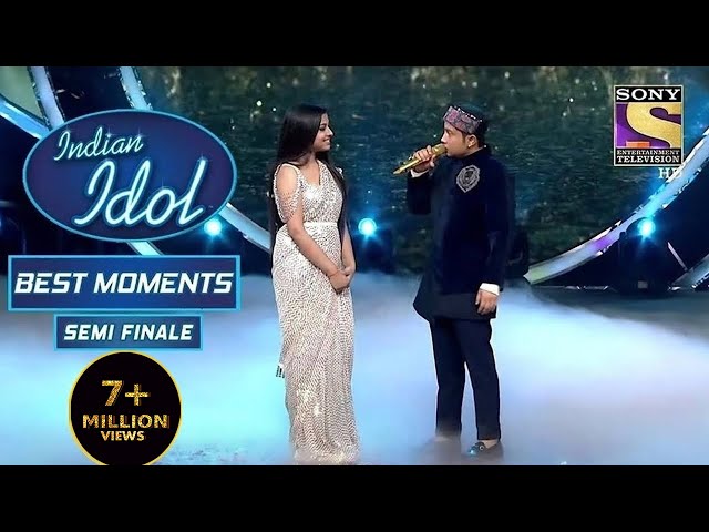 Pawandeep और Arunita ने Enact किया Kuch Kuch Hota Hai का Scene |Indian Idol Season 12|Best Moments class=