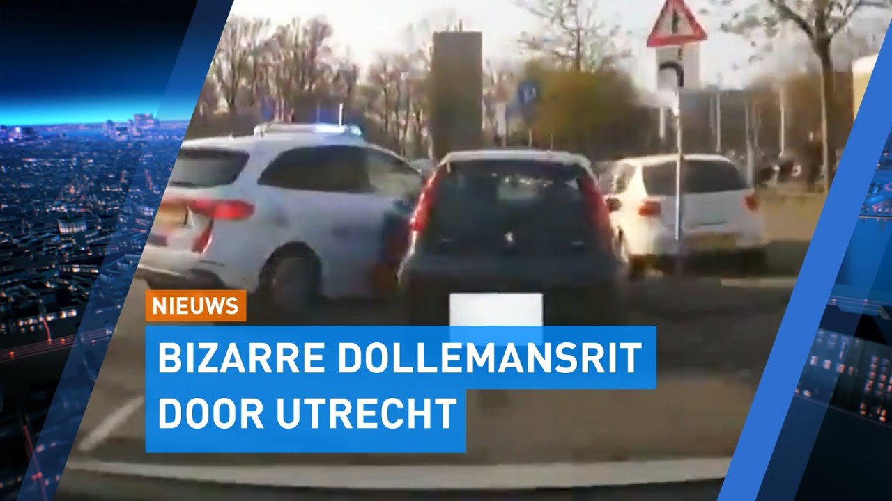 Politieachtervolging: vrouw met lachgas op scheurt door Utrecht | Hart van Nederland