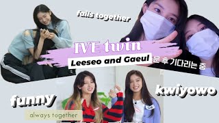 IVE twin Leeseo and Gaeul