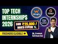 Earn ₹25,000/Month! Top Tech Internships for Freshers 🚀
