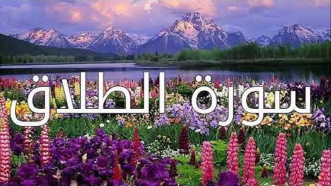 قورئانی پیرۆز (سورة الطلاق) بە تەفسیری کوردی