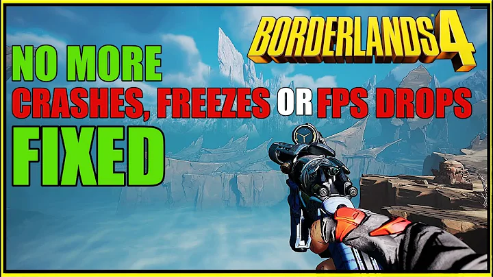 Borderlands 4 FPS Drops and Crashing | SUPER EASY FIX