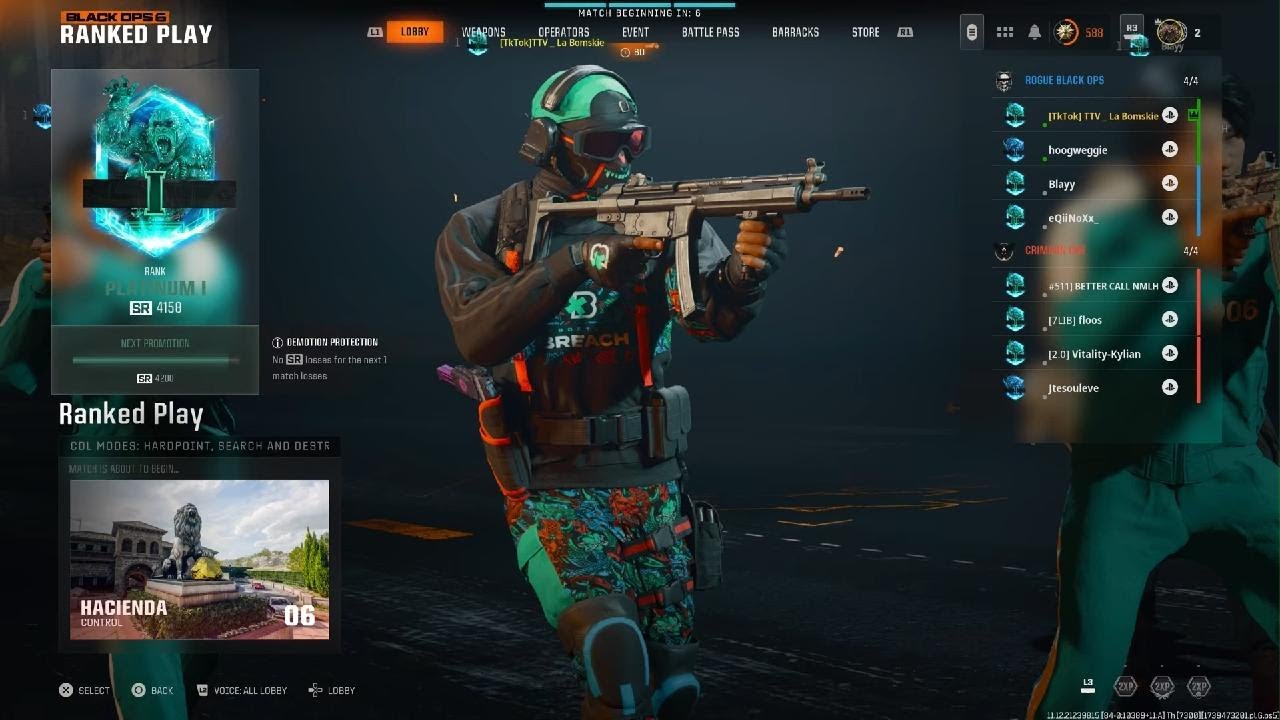 Call of Duty BO6 Rankedplay multiplayer - YouTube