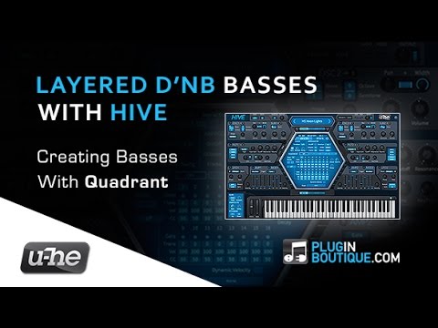 HIVE Synth Plugin - Making Layered DnB Basses - With Quadrant