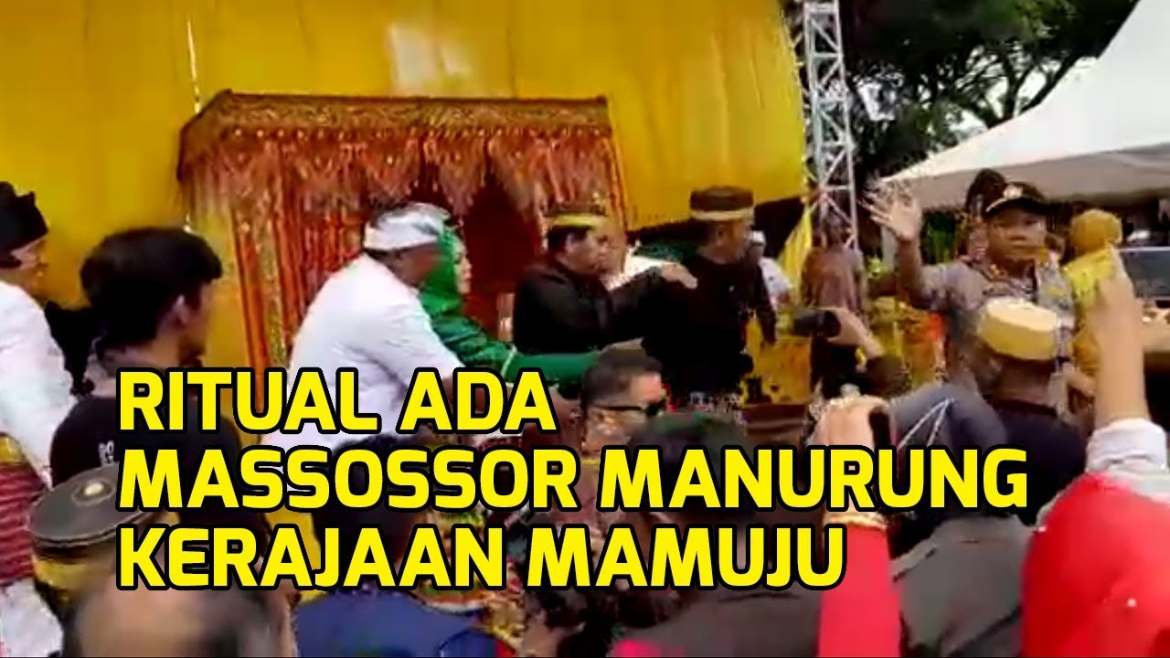 VIDEO Nyaris Ricuh Jelang Ritual Adat Massossor Manurung Kerajaan Mamuju