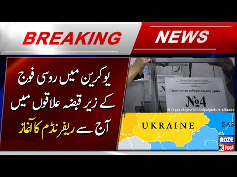 Referendums started today in Donetsk and Luhansk regions occupied by the Russian army in Ukraine