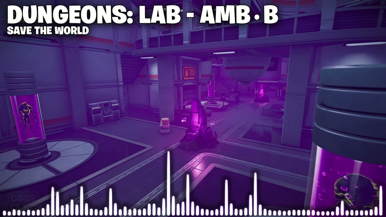 Fortnite Save The World Dungeons: The Lab Ambient B Music Extended