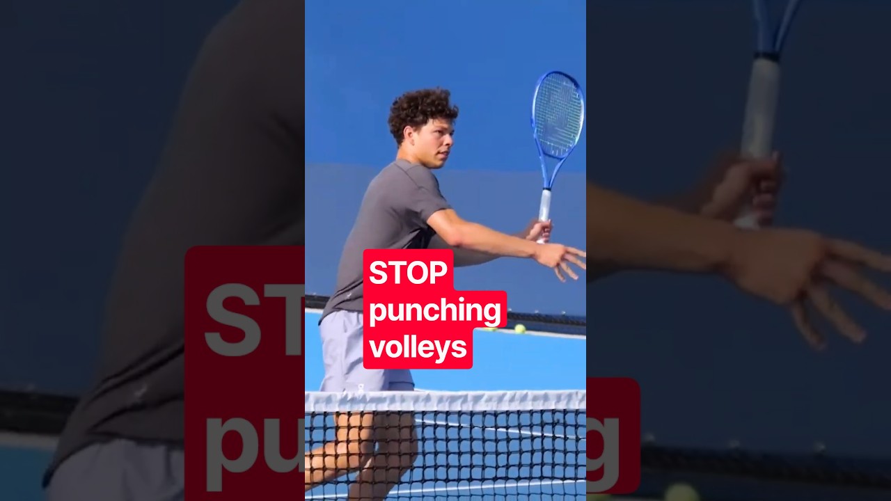 STOP "Punching" all your volleys