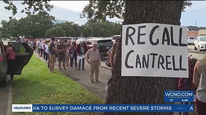 Political analysts weigh in on Mayor Cantrell recall efforts with 5 weeks to go