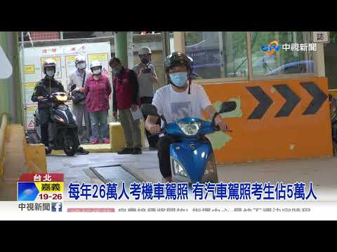 重大變革! 5/3起持汽車駕照 考機車也要筆試│中視新聞 20210408