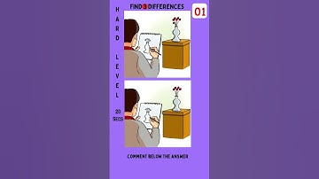 Spot The Difference | Only Genius can find all 3 (Find The Difference) #quiz #puzzle