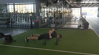 Depth Push Up ISO Hold