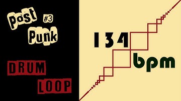 Post Punk Drum Loop #3 - 134 bpm