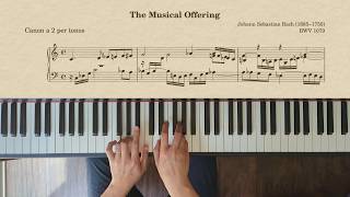 The Musical Offering, BWV 1079: Canon a 2 per tonos