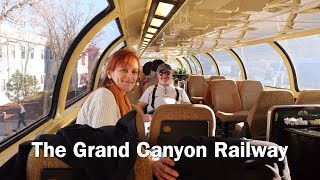 SEDONA AZ TO THE SOUTH RIM! VIA GRAND CANYON RAILWAY-WILLIAMS, AZ-EP44