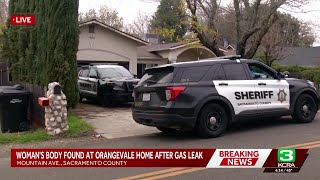 Woman found dead in Orangevale home following report of gas leak