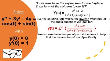MAT 235 - Solving Second Order IVPs With Laplace Transforms