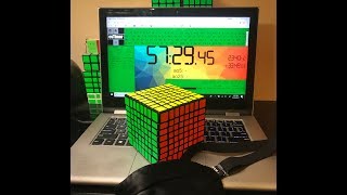 8x8 Solved Blindfolded in 57:29.45