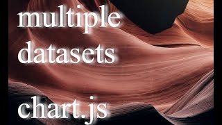 multi datasets chart js canvas HTML #shorts