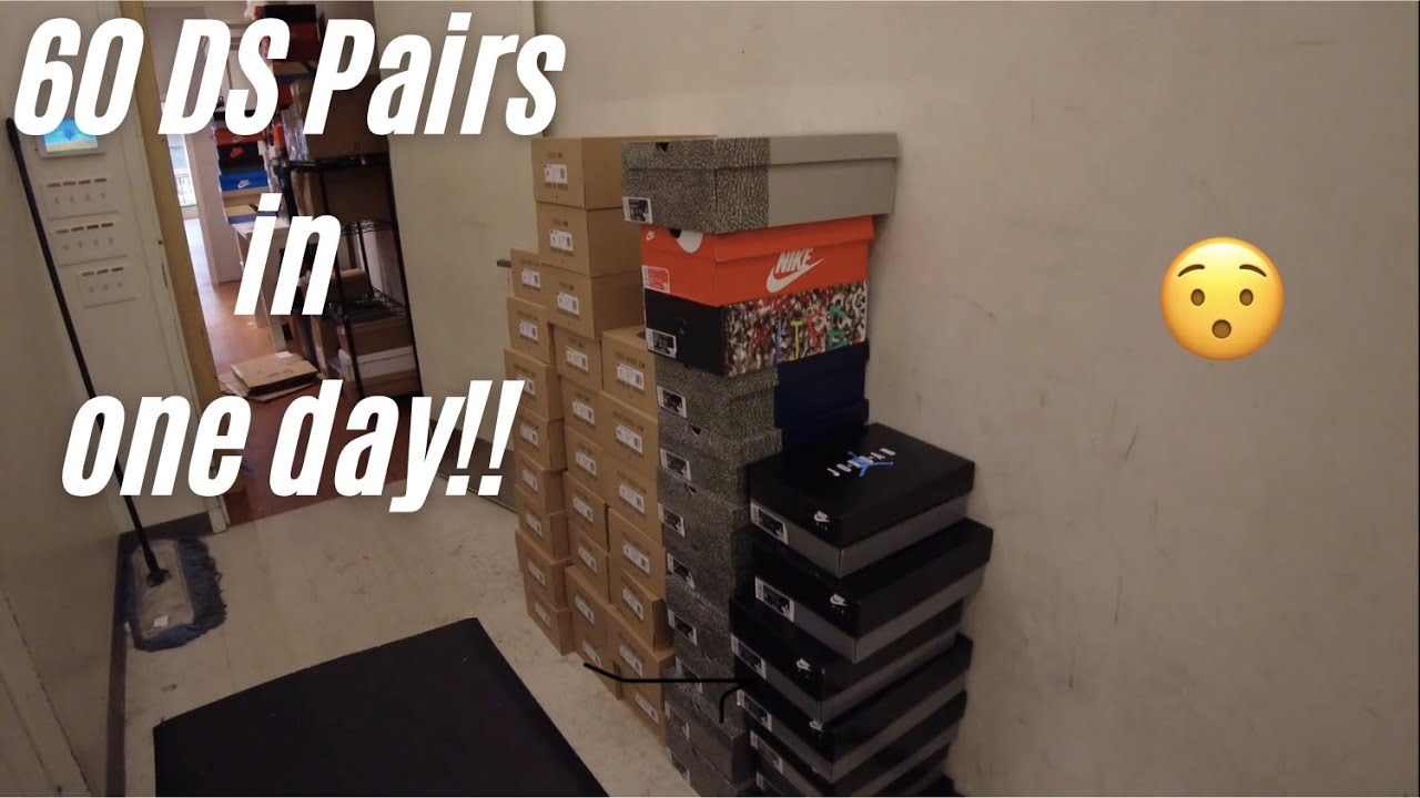 60 Pairs of Deadstock HEAT Coming Through The Office (Day In The Life Of A Sneaker Reseller)