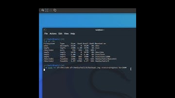 Creando copia de seguridad usando comando DD en Kali Linux