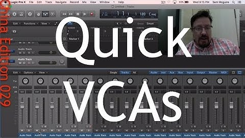 Fundamentals of VCAs in Logic Pro X