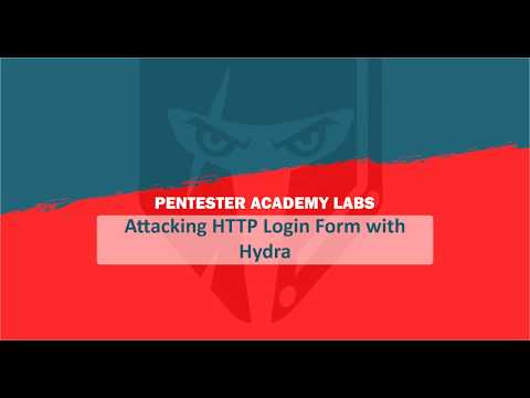 [Attack-Defense] Attacking HTTP Login Form with Hydra