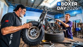 BOXERDAY 2026 | Fabricando o Garfo de Mola da Mini Moto!