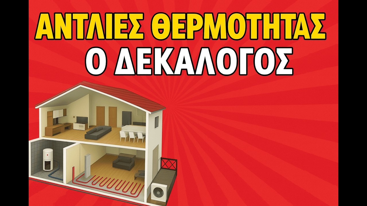 🔥 Ο Δεκάλογος για τις αντλίες θερμότητας | Όλα όσα πρέπει να ξέρεις