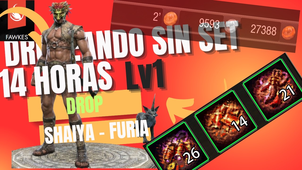 ¿Es posible farmear ORO sin set y sin ayuda? | Reto 14 Horas Lv1