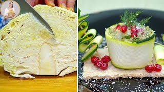 CABBAGE with ZUCCHINI is tastier than meat! An incredibly delicious😋appetizer for the holiday table! by Tatiana Art Cooking 2,663 views 5 months ago 8 minutes, 12 seconds