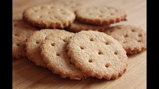 Whole Wheat Crackers بسكويت بدقيق القمح الكامل