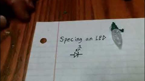 Measuring an LED