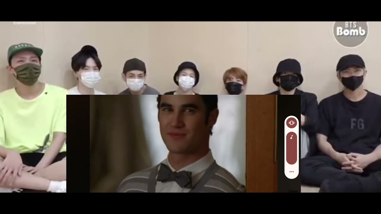 bts reaction to glee songs (fake reaction)
