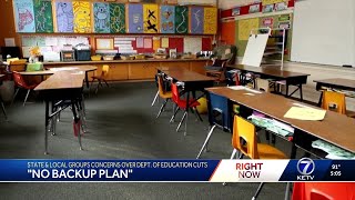 State and local groups voice concerns over department of education cuts