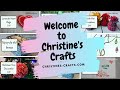 Christines crafts artisanat avec un budget  de quoi parle cette chane